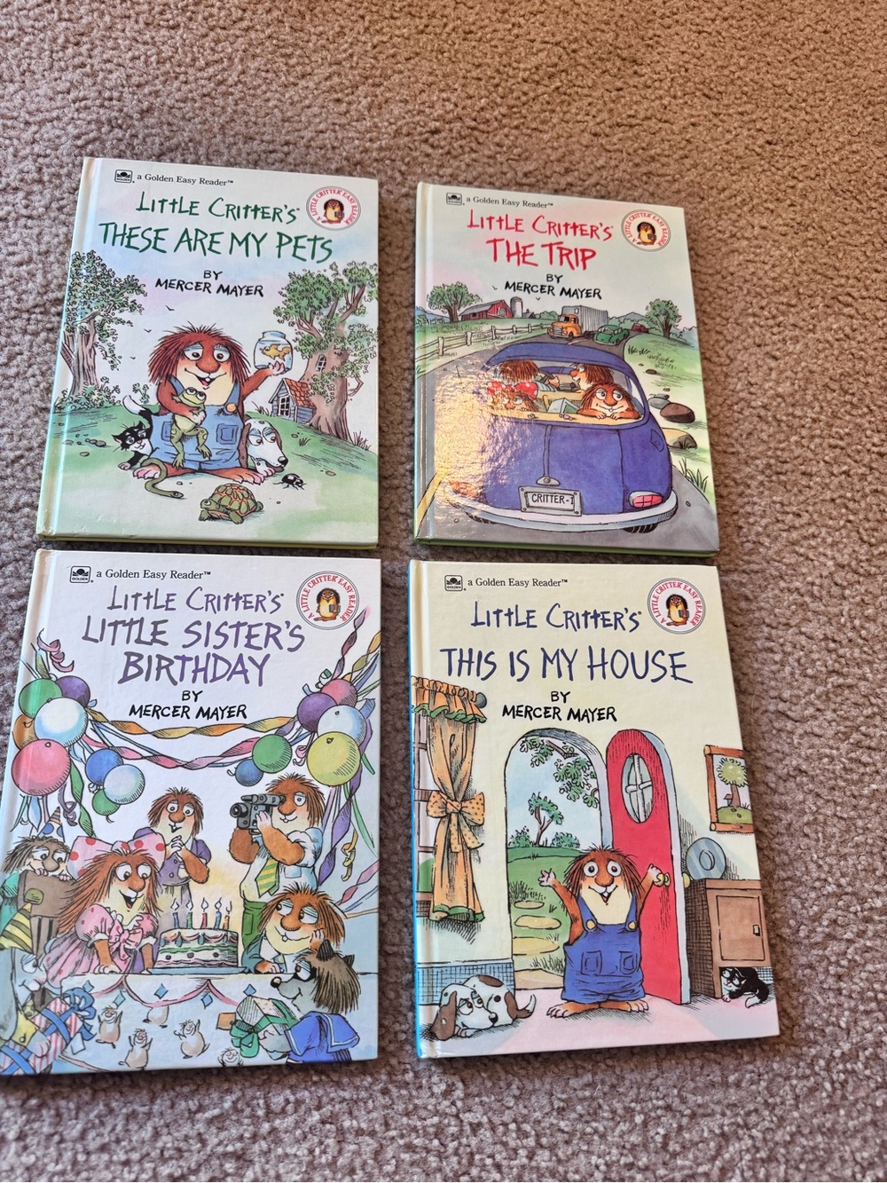 Little Critters Book Set - Mercer Mayer Collection in Assorted Colors (4-Pack)